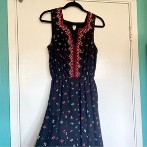 GAP floral prairie dress XS